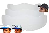 3Pk. White Manta Ray Baseball Caps Crown Inserts for Low Profile Caps| Hat Shaper| Hat Stretcher| Hat Stiffener| for Flex-fit Hats |Hat Support| Hat Padding| Hat Cleaning Aide| Cap Storage| 100% MBG.