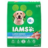 IAMS Adult High Protein Large Breed Dry Dog Food with Real Chicken, 40 lb. Bag