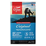 Orijen Dry Dog Food for All ages, Original, Grain Free, High Protein, Fresh & Raw Animal Ingredients, 25lb, Blue, 25 Pound (Pack of 1), 400 Ounce