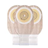 KONWEDA 20 PCS Colostomy Bags, Ostomy Supplies,One Piece Drainable Ostomy Pouch for Ileostomy Stoma Care, Cut-to-Fit