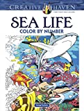 Creative Haven Sea Life Color by Number Coloring Book (Creative Haven Coloring Books)