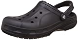 Crocs Men's and Women's Ralen Lined Clog | Fuzzy Slippers, Black/Black, 6 Women / 4 Men