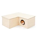 Niteangel Multi-Chamber Hamster House Maze: - Multi-Room Hideouts & Tunnel Exploring Toys for Hamster Gerbils Mice Lemmings (3-Room Large)