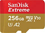 SanDisk 256GB Extreme for Mobile Gaming microSD UHS-I Card - C10, U3, V30, 4K, A2, Micro SD - SDSQXA1-256G-GN6GN