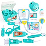 Durable Dentist Toys Doctor Kit for Kids Pretend Play, Medical Kit Gifts Boy & Girl Learning Educational Toddler Games Role Play, Preschool and Ages 3+