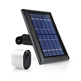 [Updated Version] Wasserstein Solar Panel with 13.1ft/4m Cable Compatible with Arlo Essential Spotlight/XL Spotlight Camera (Black, 1-Pack) (NOT Compatible with Arlo Ultra, Pro 1/2/3, HD, Floodlight)