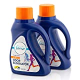 Febreze Laundry Detergent Additive, Febreze Original Strength In Wash Odor Eliminator, Designed to Remove Tough Odors in a Single Wash Caused by Sweat, Food, Smoke, Fresh Scent, 50 floz (Pack of 2)
