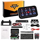 Auxbeam 8 Gang Switch Panel BA80 Automatic Dimmable LED Touch Control Panel Box Electronic Relay System Car Touch Switch Box Universal for Truck ATV UTV Boat Marine SUV Caravan -Blue, 2 Year Warranty