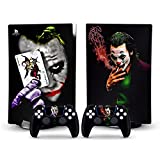 Mmoptop PS5 Skin Digital Edition Joker Console and Controller Vinyl Cover Skins Wraps for Playstation 5 Digital Edition