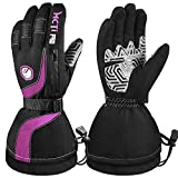 MCTi Ski Gloves Winter Waterproof Touch Screen Thinsulate Nylon Gloves for Women