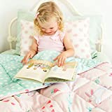 Kids Weighted Blanket 7 Pounds - Washable Pink Comforter for Toddler 7lb | 41 x 56 inches
