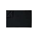 Ghooss Bedding Flat Sheets Only(1 Pack),Ultra Soft Brushed Microfiber Top Sheets, Wrinkle-Free-Twin,Black
