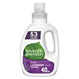 Seventh Generation Concentrated Laundry Detergent, Stain Fighting Formula, Fresh Lavender scent, 40 oz (53 Loads)