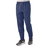 Fruit of the Loom Men's Dual Defense EverSoft Jogger Sweatpants, Indigo Ink Heather, Small