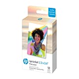 HP Sprocket 2.3 x 3.4 Premium Instant Zink Sticky Back Photo Paper (50 Sheets) Compatible with HP Sprocket Select and Plus Printers.