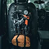 Rigid MOLLE Insert Panel with 10 Fastening Tape Vehicle Car Seat Back Organizer Rifle Gun Rack Mount Bracket Display Modular Storage Platform Tool Storage MOLLE Panel