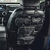 Universal Seat Cover Case Board with Organizer Storage Multiple Pockets for Jeep Wrangler JK JL Unlimited CJ YJ Cherokee Rubicon Ford F150 Ridgeline Chevy