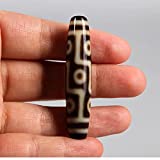 YINGBBH Natural Agate Rough Stone Dzi Beads Natural Tibetan Genuine Nine Eyes Pendant Female Agate Rough Stone Thousand Years Old to Pure Accessory Male Living Room Decoration