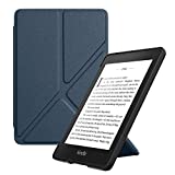 MoKo Case Fits 6" Kindle Paperwhite (10th Generation, 2018 Releases), Standing Origami Slim Shell Cover with Auto Wake/Sleep Fits Amazon Kindle Paperwhite E-Reader - Indigo