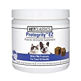 Vet Classics Protegrity EZ Probiotic Health Supplements for Dogs, Cats  Dog Digestive Support, Pet Gastrointestinal Health, Cat Stomach, Intestinal Balance  Pet Enzymes  120 Soft Chews