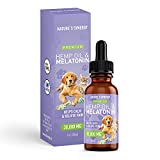 Nature's Synergy Hemp Oil & Melatonin for Dogs, Cats & Pets, Calming, Omega Fatty Acids, Hip and Joint Support