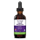 Natrol Liquid Melatonin Tincture, Helps You Fall Asleep Faster, Stay Asleep Longer, Faster Absorption, 100% Vegetarian, Berry Flavor, 1mg, 2 Fl. Ounce Tincture Bottle