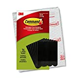 Command Large Picture Hanging Strips, Black, Holds up to 16 lbs, 14-Pairs, Easy to Open Packaging