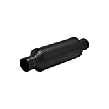 Flowmaster 815425 Outlaw Race 2.50" Center In/2.50" Center Out 409S Muffler with Aggressive Sound, Black