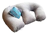 Twin Z Pillow + Grey Cuddle Cover +1 Free Travel Bag