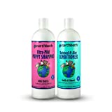 Earthbath Ultra-Mild Puppy Shampoo and Oatmeal & Aloe Conditioner Grooming Bundle, Best Shampoo and Conditioner for Puppies, Made in USA - 16 Oz