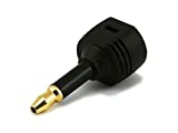 Monoprice 102671 Toslink Female to Toslink Mini Male Adapter 1.1 x 0.4 x 0.3