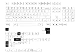 DROP MT3 Black-on-White Keycap Set, ABS Hi-Profile Keycaps, Doubleshot Legends, MX Style Covers Fullsize, Tenkeyless, Winkeyless, 60%, 65%, and 75% (Base Kit)