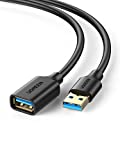 UGREEN USB Extender, USB 3.0 Extension Cable Male to Female USB Cable High-Speed Data Transfer Compatible with Webcam, Gamepad, USB Keyboard, Mouse, Flash Drive, Hard Drive, Oculus VR, Xbox 3 FT