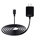 Amazon Basics Single Voltage USB Type-C to AC Power Adapter Charger for Nintendo Switch - 6 Foot Cable, Black
