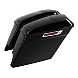 XFMT 5" Stretched Extended Saddlebags W/ 6x9" Cutouts Speaker Lids For Harley Touring Road King Road Glide Street Glide Electra Glide 2014-2020