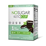 No Sugar Keto Cups - Dark Chocolate Mint 30 pack, Low Carb Keto Snacks, Gluten Free by No Sugar Company