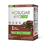 No Sugar Keto Cups - Dark Chocolate Hazelnut 30 pack, Low Carb Keto Snacks, Gluten Free by No Sugar Company