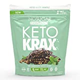 No Sugar Keto Krax - Dark Chocolatey Mint & Almond 490g by No Sugar Company, Low Carb Snack, All Natural, Non-GMO, Gluten-free