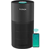 Air Purifiers for Home Medical Grade H13 True HEPA Filter Cleaner with WiFi for Large Room Bedroom Office Removes 99.97% of Dust Bacteria Viruses (COVlD-19) Smoke Mold Allergens Air Filtration System for home, 356 sq ft, 100% Ozone Free