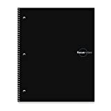 Oxford FocusNotes Note Taking System 1-Subject Notebook, 11 x 9 Inches, White, 100 Sheets (90223) - Black