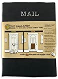 SNAIL SAKK: Mail Catcher for Mail Slots - Black. No More Mail on The Floor! Reduces drafts, Protects Privacy, and More. No Tools or Screws Needed. for Home, Office, and Garage Doors. (Basket, Bag)