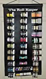 Glitter Storage, Hanging Storage, 33 Bottle Capacity, Black, The Roll Keeper