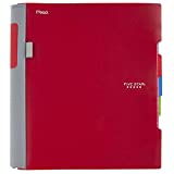 Five Star Advance Spiral Notebook, 3 Subject, College Ruled Paper, 150 Sheets, 11" x 8-1/2", Red (73134)