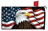 American Eagle Patriotic Magnetic Mailbox Cover USA Standard Briarwood Lane