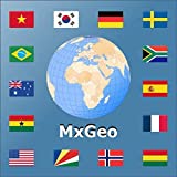 World Atlas | world map | country lexicon MxGeo Pro