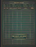 Time Sheet Log Book: Victorian Theme - Work Hours Logbook Time Sheet Tracker - Time Sheet Book for Employees and Employers - Monitor Work Hours - Large Employee Time Log