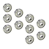 Rannb 6200Z Ball Bearings Deep Groove Double Shieled Bearings 30mm x 10mm x 9mm - 10pcs