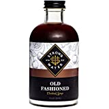 Strongwater Old Fashioned Mix - Makes 32 Cocktails - Handcrafted Old Fashioned Syrup with Bitters, Orange, Cherry, Organic Demerara Sugar - Craft Cocktail Mixer, Just Mix with Bourbon,Whiskey - 1 Pack