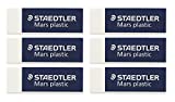 Staedtler Mars Plastic Eraser 52650BK (6-Pack)