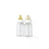 HEVEA Baby glass bottle 2-pack Eco-Friendly, BPA-Free (4 oz.)
